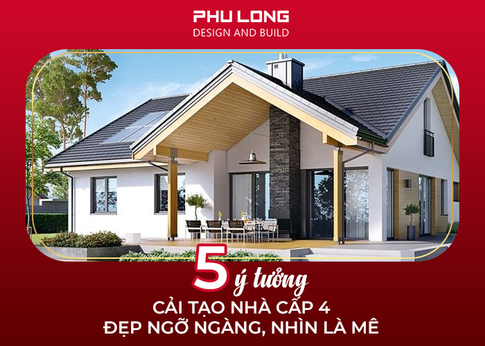 ý tưởng cải tạo nhà cấp 4